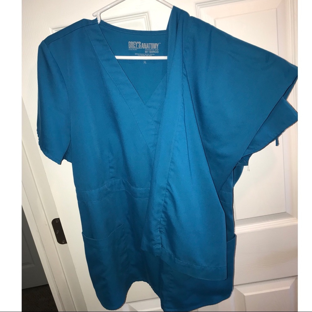 Grey’s Anatomy Caribbean Blue Scrub Set XL